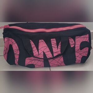 Pink and Black Graphic Tote Bag